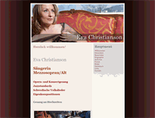 Tablet Screenshot of eva-christianson.com